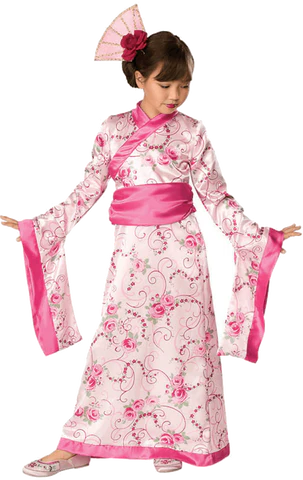 Kids Asian princess girls costume