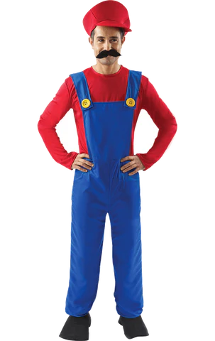 Men's Super Mario Costume