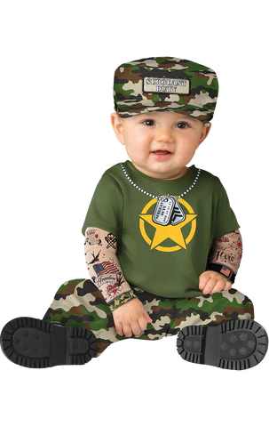 Baby Sergeant Duty Costume