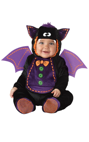 Baby bat onesie costume