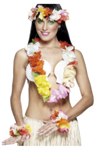 Hawaiian leis set