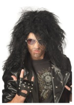 Black Heavy Metal Wig