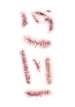 Stapled and Stitched Temporary Tattoo Kit alt1