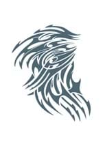 Extra Large Tribal Temporary Tattoo Alt 2