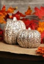5 Inch Skinny Champagne Glitter Pumpkin