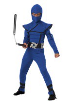 Child Blue Stealth Ninja Costume