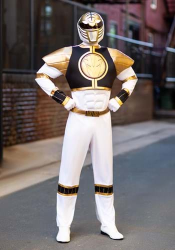 White Ranger Classic Muscle Adult Costume