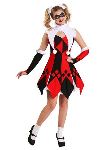 Cute Court Jester Women's Costume Update Main