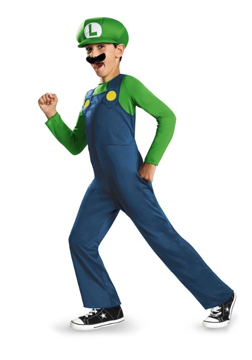 Boys Luigi Classic Costume