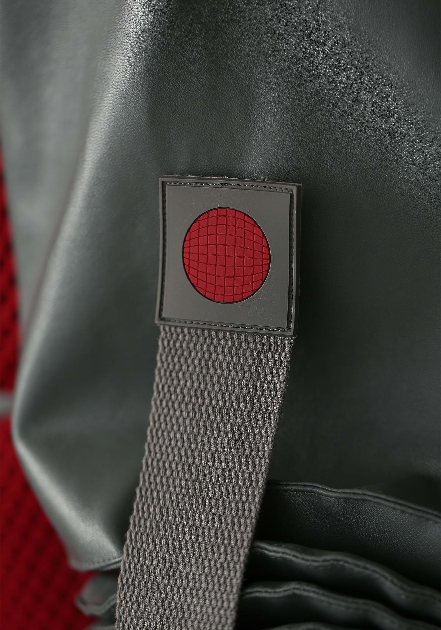 Giacca Uomo In Ecopelle Stile Marty McFly - Superhero Costume - Con Cerniera, Spalline E Polsini A Costine - Taglia L