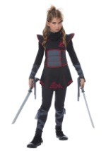 Girls Black Ninja Costume
