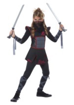 Girls Black Ninja Costume