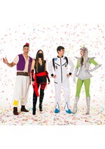 Adult White Astronaut Jumpsuit Costume Alt 2