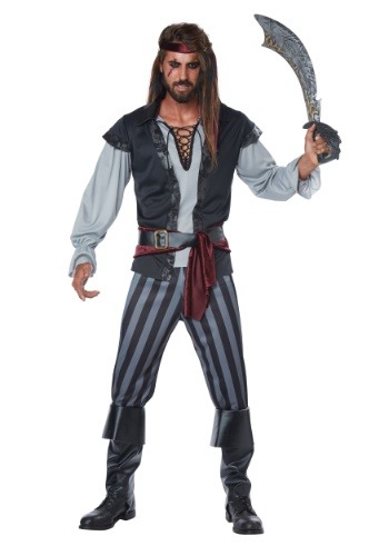Mens Scallywag Pirate Costume