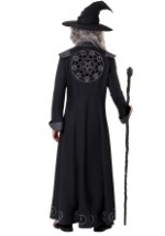 Men's Plus Warlock Costume Back