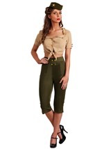 Vintage Pin Up Soldier Women's Costume