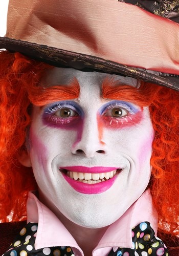 Adult Mad Hatter Orange Eyebrows