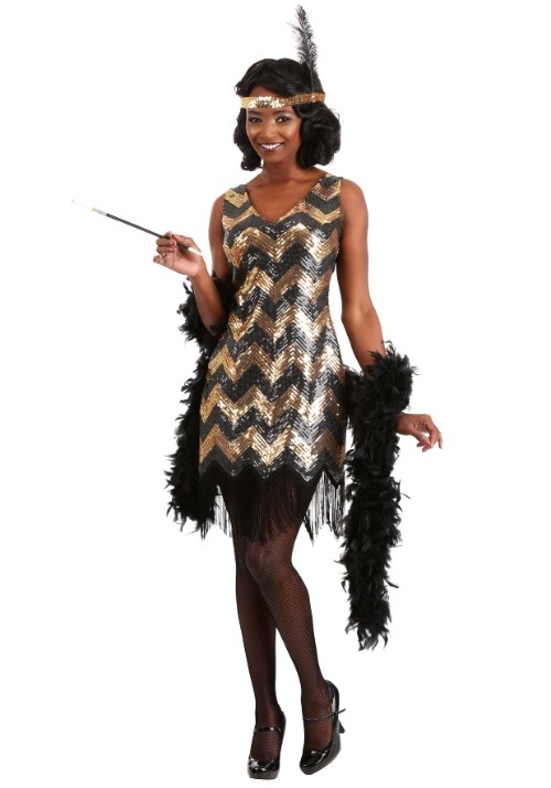 Women's Dolled Up Flapper Costume