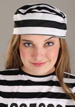 Women's Vintage Striped Prisoner Costume Alt 3
