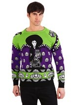 Adult Beetlejuice Lydia Deetz Ugly Halloween Sweater alt5