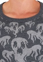 Adult Ghoulish Ghosts Halloween Sweater alt4