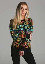 Sugar Skull Ugly Halloween Sweater Alt 8