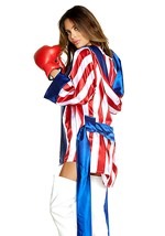 Womens Sexy Get 'Em Champ Boxer Costume Back