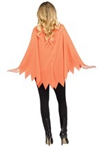 Women's Pumpkin Poncho Alt 1