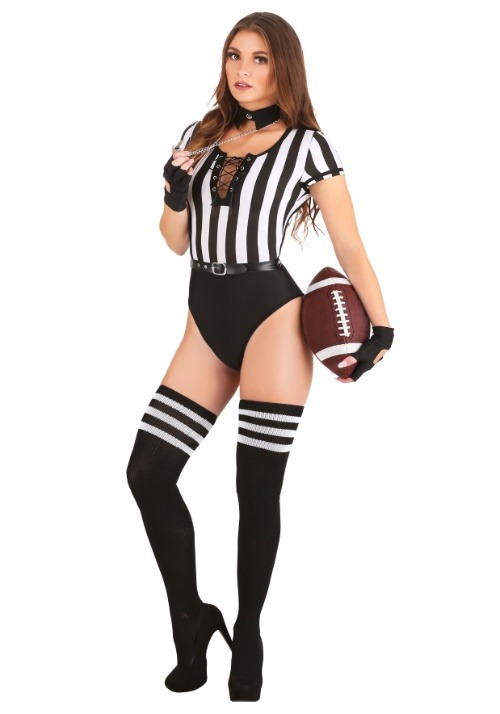 Women's Sexy Ref Bodysuit Costume