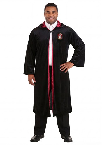 Harry Potter Plus Size Adult Deluxe Gryffindor Robe new
