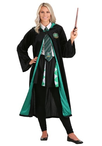 Deluxe Harry Potter Adult Plus Size Slytherin Robe