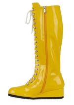Men's Yellow Wrestling Boot Alt 4