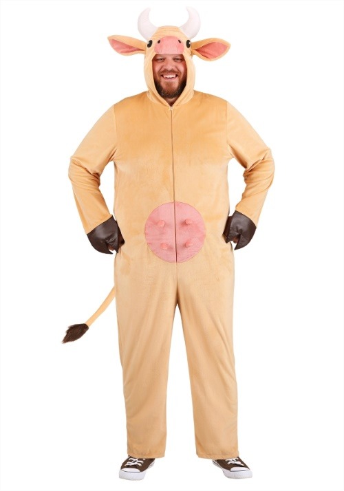 Plus Size Brown Cow Costume