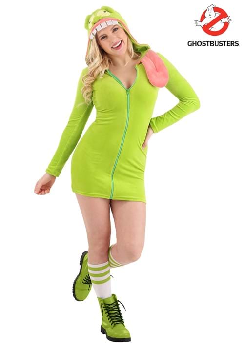 Womens Ghostbusters Slimer Hoodie Costume