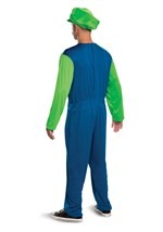 Adult Super Mario Classic Luigi Costume Alt 1