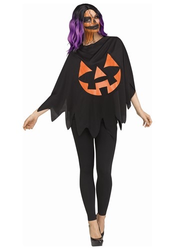 Women's Dark Jackolantern Poncho