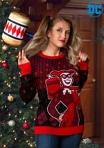 Harley Quinn Hammer Time Adult Ugly Christmas Sweater-2 upd-