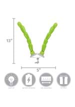 Light-Up Green Insect Antennae LumenHorns Alt 4