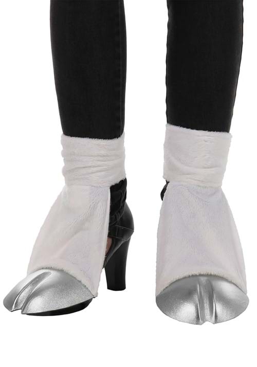 Unicorn Costume Back Hooves Silver