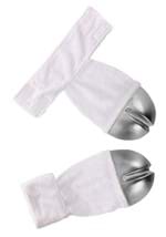 Unicorn Costume Back Hooves Silver Alt 3