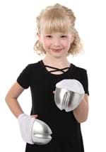 Unicorn Costume Front Hooves Silver Alt 2