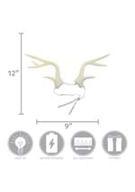 Light-Up Deer Antlers White LumenHorns Alt 3