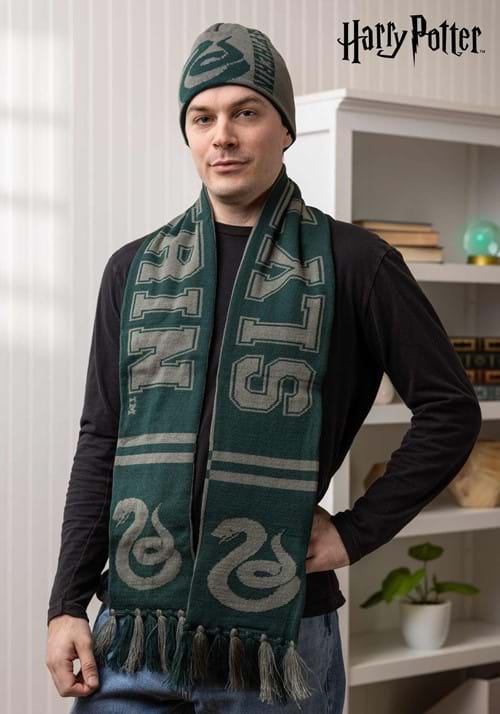 Slytherin Reversible Knit Scarf