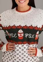 Pumpkin Spice Latte Halloween Sweater for Adults Alt 5