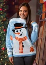 Friendly Snowman Ugly Christmas Sweater for Adults