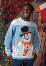 Friendly Snowman Ugly Christmas Sweater for Adults