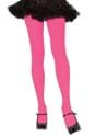 Womens Pink Nylon Opaque Tights