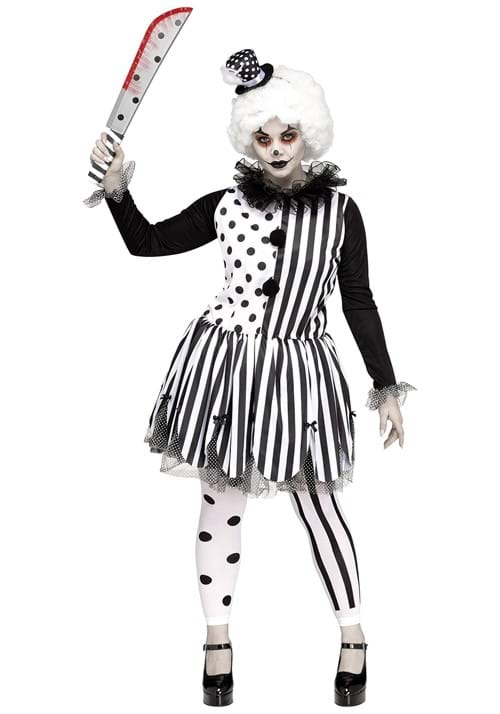 Womens Plus Size Killer Clown Costume