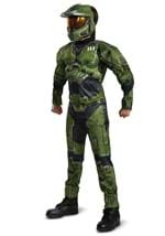 Halo Infinite Master Chief Muscle Kids Costume Alt 2