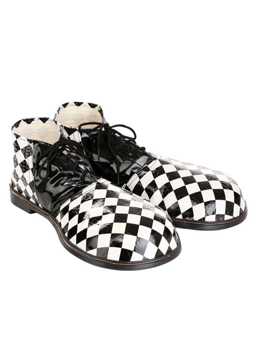Checkered Jumbo Clown Shoe
